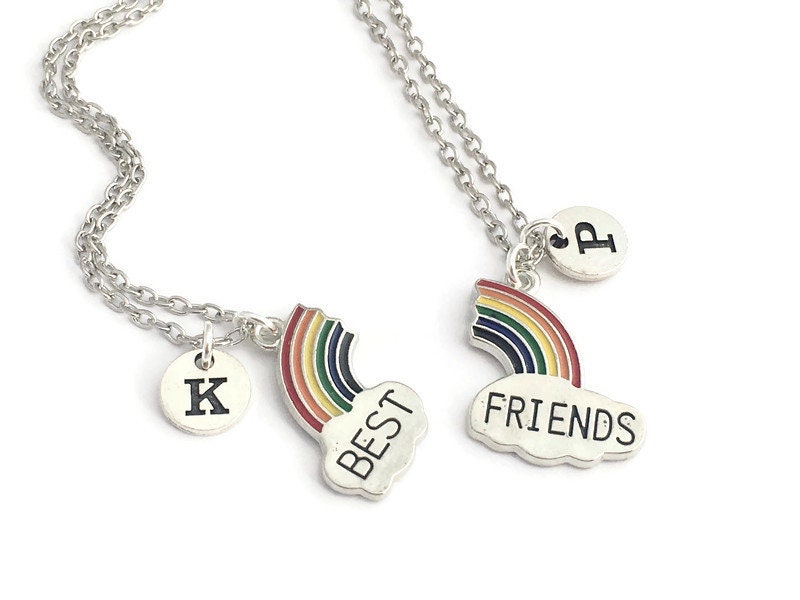 Details about   RIVIERA BFF DOUBLE NECKLACE RAINBOW 