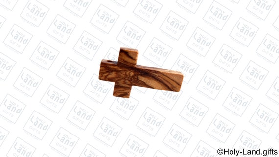 Holy Land Crosses. Small Olive Wood Crosses 1.41 inch 20 Bethlehem Crosses