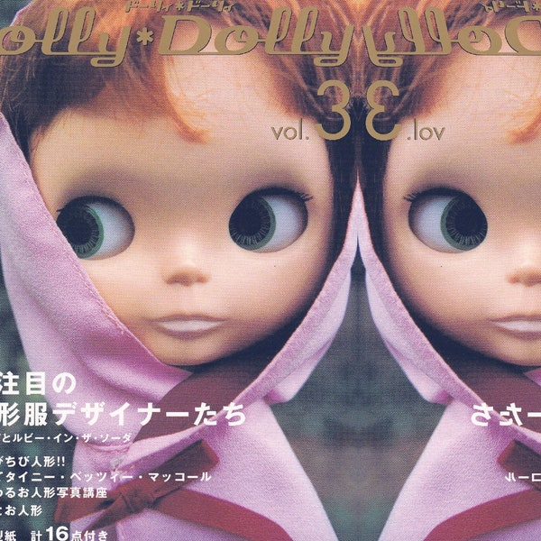 Dolly Dolly Vol.3 PDF Instant Download Japanese eBook Pattern, Sewing, Blythe, BJD, Unoa, Barbie, Momoko, Jenny, 1/4, 1/6, 1/8