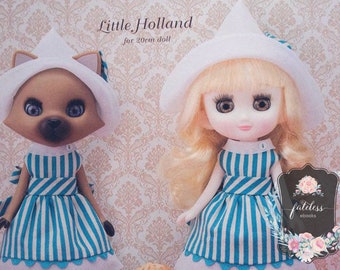 Dolly Small Dress Book Japanese PDF Ebook Blythe BJD Unoa Doll Sewing Patterns Outfits