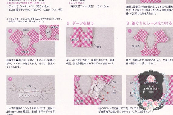 Blythe Doll Clothes Sewing Pattern Ebook Pdf Outfit Jacket Etsy