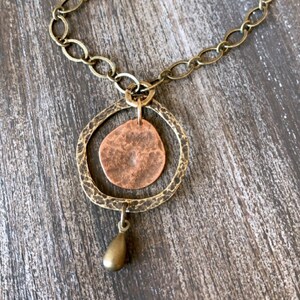 Bronze & Copper Coin Necklace