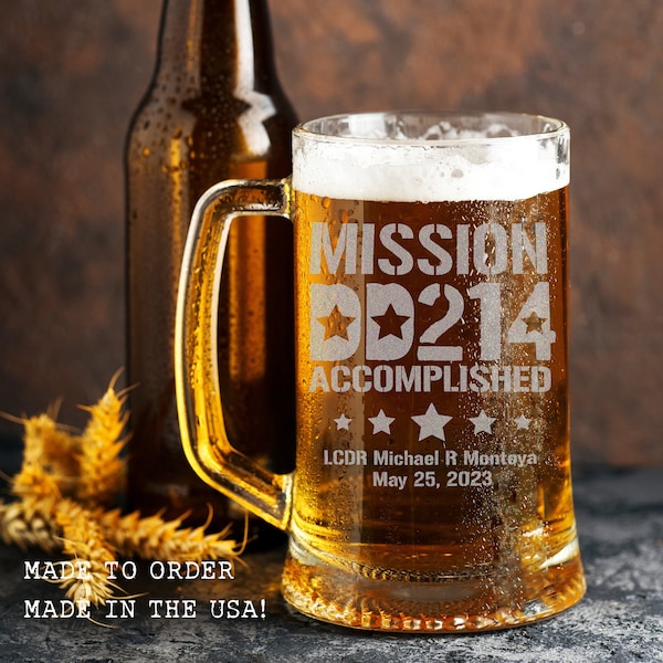 Personalized Veteran Pint Glass - Retirement Gift Idea For Veteran - I Just Want To Drink Beer And Ignore All Of My Veteran Problems main image 0