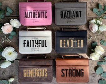 Bridesmaid Personalized Bible Cover | Engraved Vegan Leather Book Cover,  Faith Gift, Matron of Honor, Maid of Honor, Bridesmaids Gifts