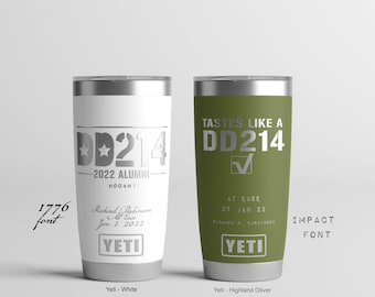 Military Retirement Gift, Army Retirement Gift, Military Veteran Gift, Military Promotion Gift, Personalized Tumbler
