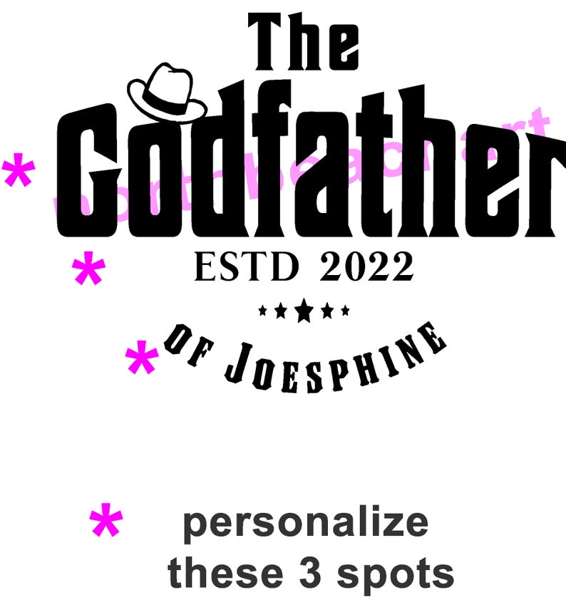 Godfather Gift, Godfather proposal, Godfather Personalized Tumbler, Godfather Birthday, Godfather Tumbler image 2