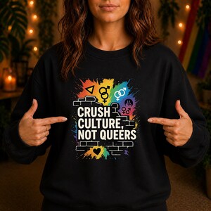 LGBTQ Pride Sweatshirt – Queer Sweatshirt – Queer Statement Sweatshirt – CSD Pride Shirt – Gay Pride Geschenk – Diversity Sweater