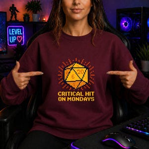 Pixel Gamer Shirt – D20 DnD Würfel Shirt – RPG Shirt – Tabletop Gaming Fashion – Fantasy Dice Shirt – Nerd Geschenk – 8 Bit Pixel Design