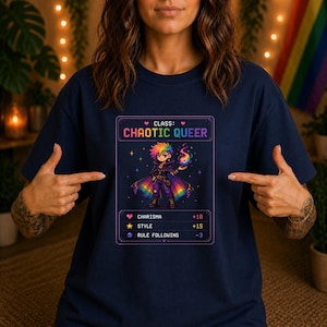 LGBTQ Pride Shirt – Trans Pride Shirt – Diversity Fashion – CSD Pride Merch – Queer Shirt – Self Love & Identity Shirt – Gamer Shirt