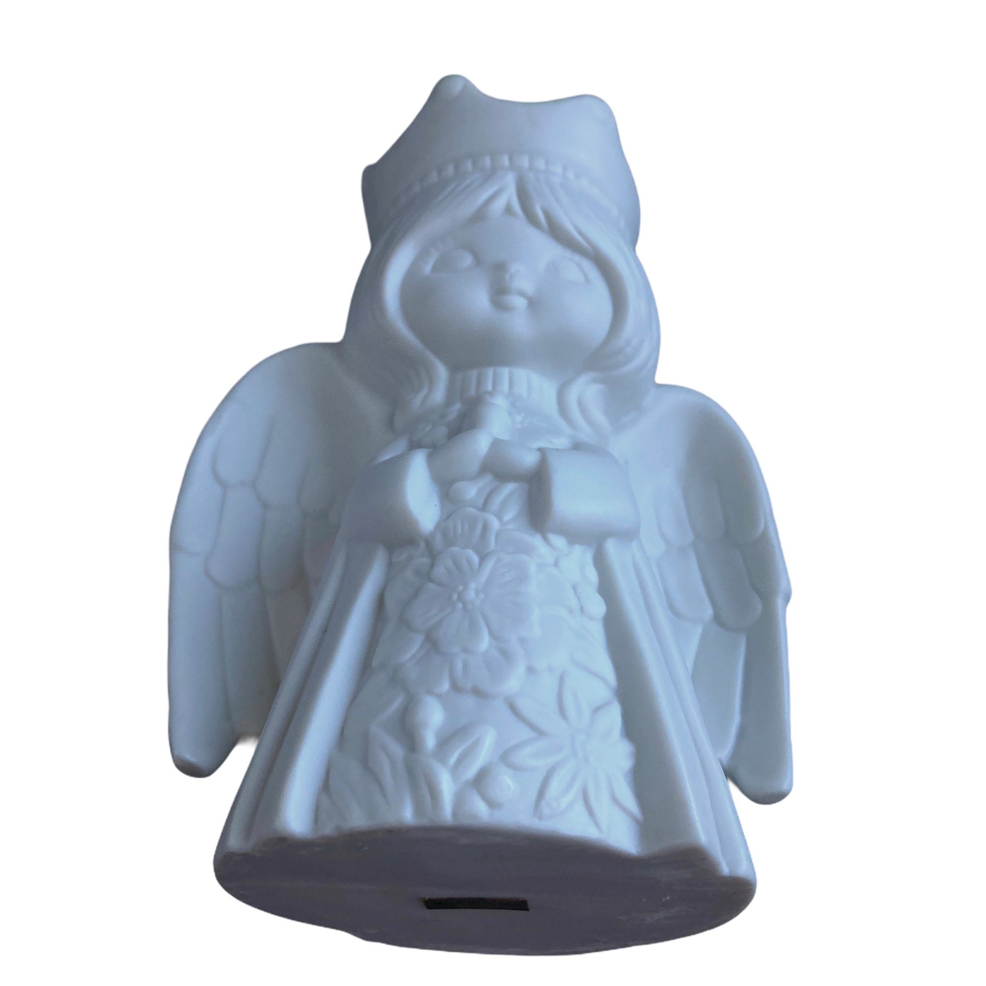 Vintage White Porcelain Angel Ceramic Candle Holder for Etsy