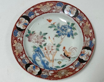 Antiek Japans Imari bord porselein 19e-eeuwse Meiji-periode