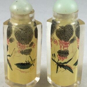 アンティーク嗅ぎタバコ瓶 中国 1950年頃 手描き 桜の花 嗅ぎタバコ瓶 アンティーク嗅ぎタバコ瓶 中国 1950年頃 手描き 桜の花 嗅ぎタバコ瓶