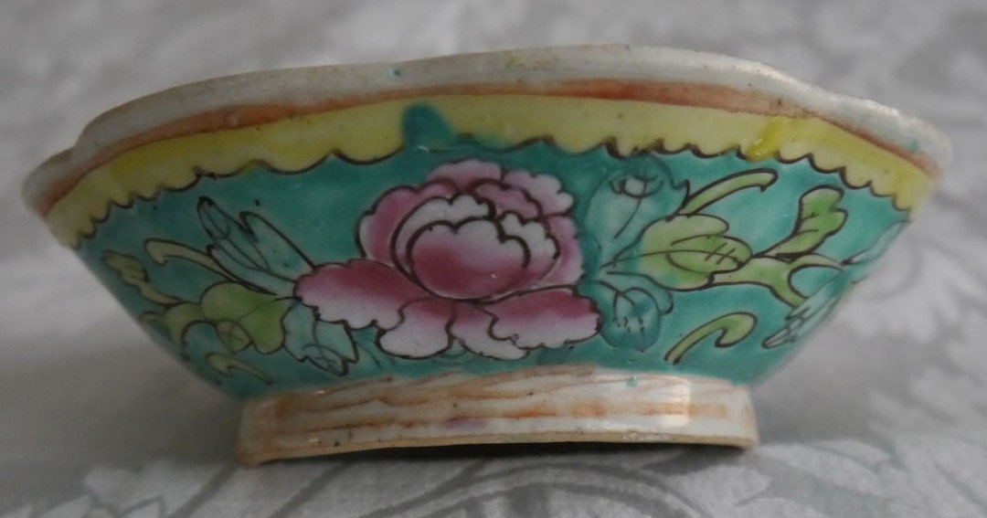 清朝時代のアンティーク磁器ボウル工芸品 清朝時代のアンティーク磁器ボウル工芸品