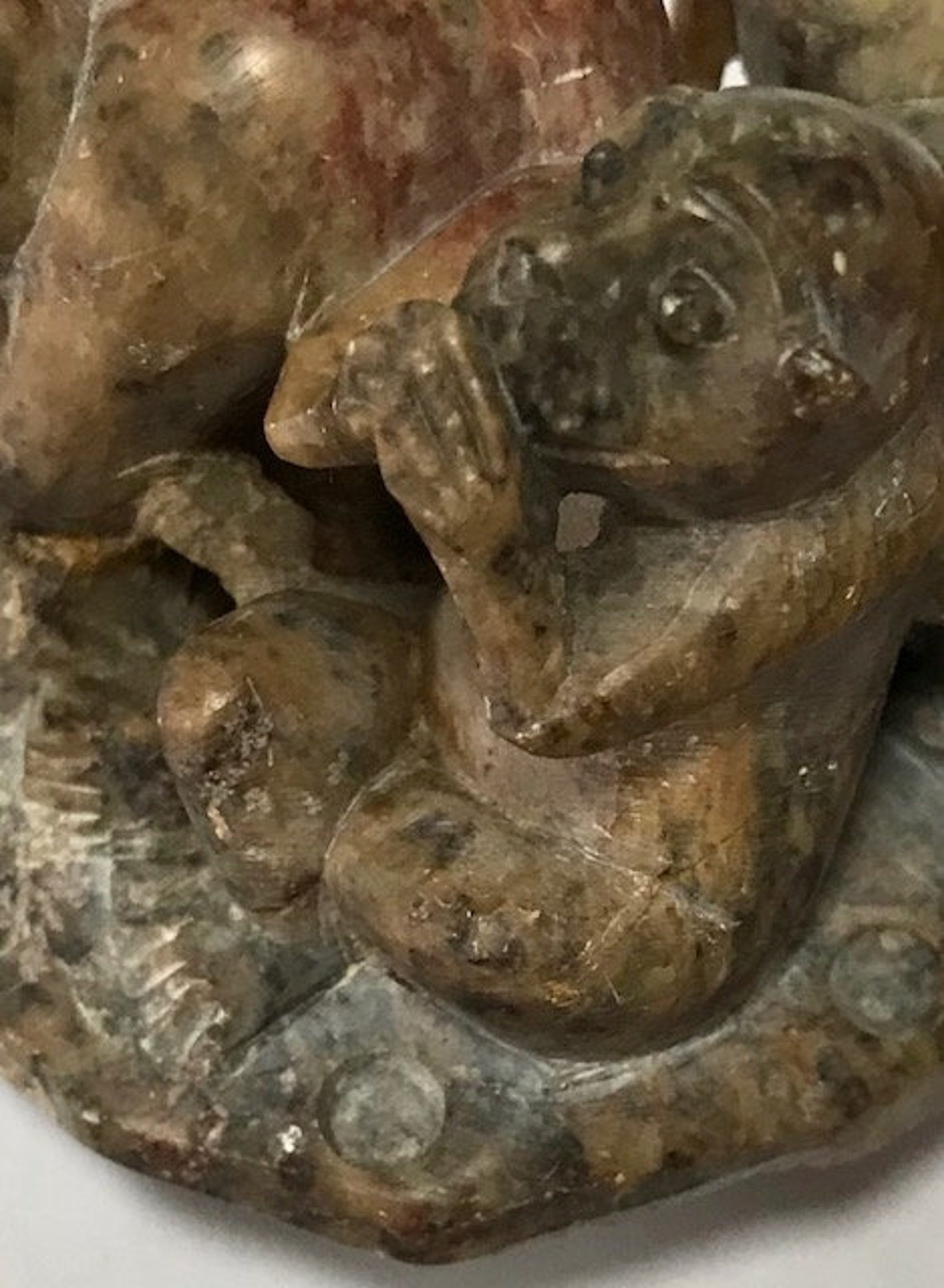 Vintage Chinese Hand Carved Soapstone of Three Monkeys Etsy