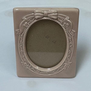 Never Used Takahashi Ceramic Picture Frame  Made in Taiwan
