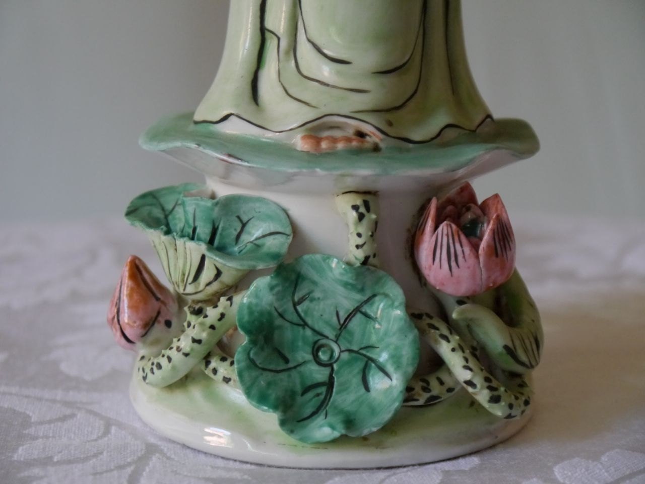 Chinese Antique Porcelain Statue of Quan Yin Etsy