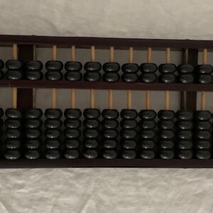 Vintage Chinese Handmade ABACUS  - 17 Rows 119 Beads