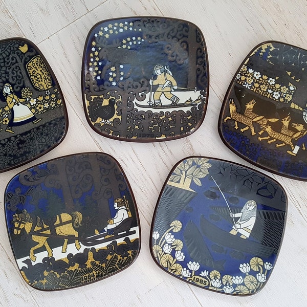 Arabia Kalevala Plate Etsy