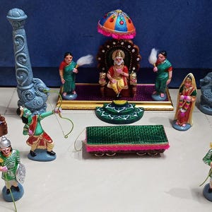 Sitaa Rama Swayamvaram doll set (Wedding scene)