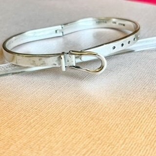 Sterling Silver 925 Taxco Buckle Bracelet | Vintage Mexican Silver
