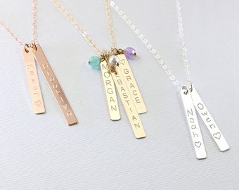 New Mom Necklace, Baby Shower Gift, New Mom Jewelry, Baby Name