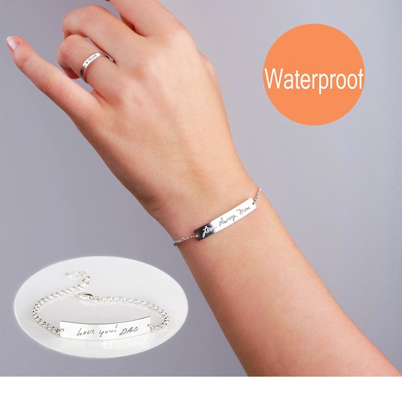 Buy Handwriting Bracelet Sterling Silver Actual Signature