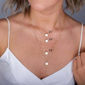 Mother Daughter necklace set, Mother's necklace, Gift for mom, Gift for daughter, Mothers day gift, Gold heart necklace set 画像 9