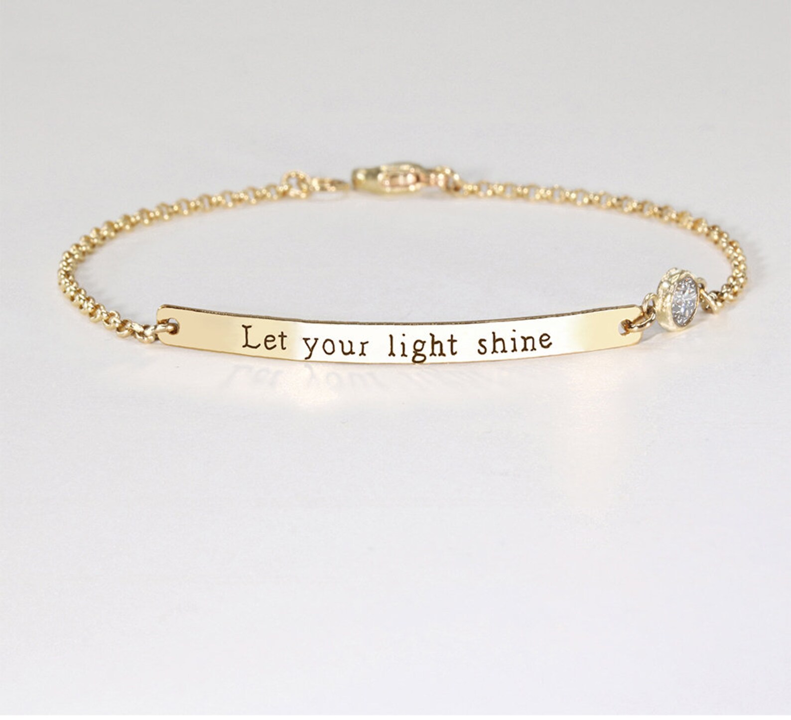 Quote bracelet Personalized inspirational bracelet Custom Etsy