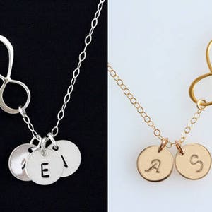 Personalized Infinity Necklace, Mommy, Mothers Necklace, Grandma Gift ...