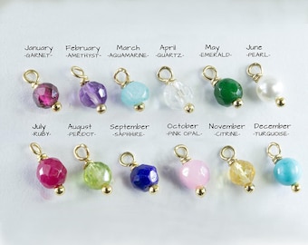 Genuine Gemstones (Birthstones) - addition to the Necklaces and Bracelets