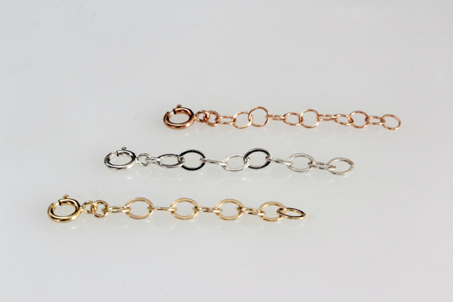 Removable extender bracelet or necklace extender 14K Gold Etsy