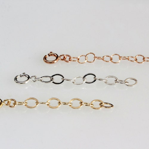 Removable Extender Bracelet or Necklace Extender 14K Gold Etsy