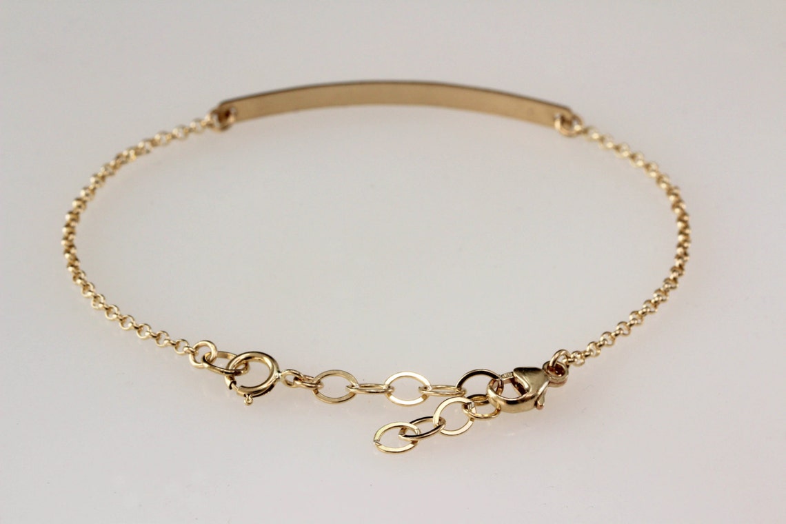 Removable extender bracelet or necklace extender 14K Gold Etsy