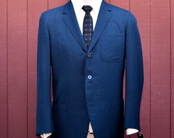 1960s Shot Silk Saks Fifth Avenue Sport Coat Mod