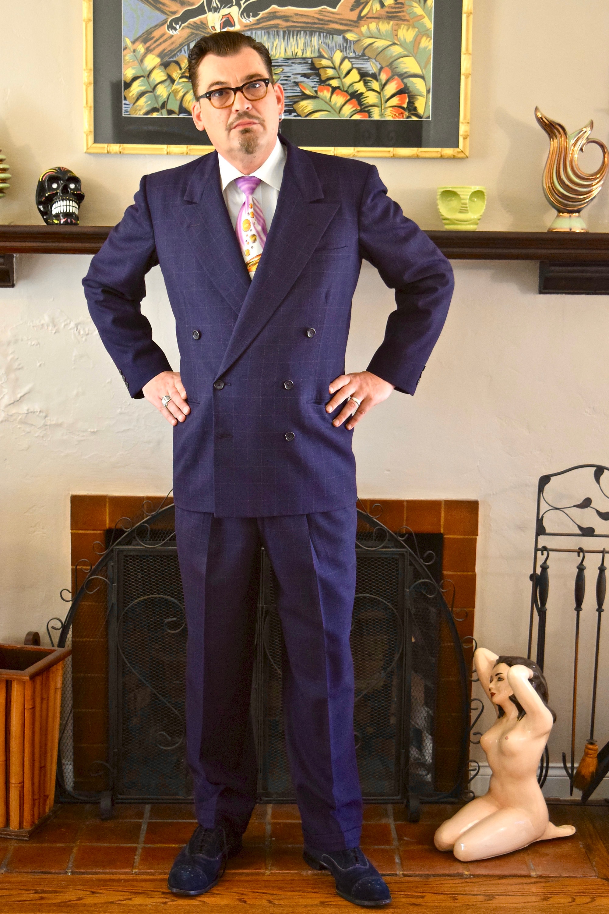 40s vintage windowpen slacks | gulatilaw.com