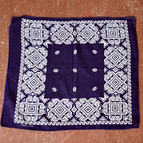 1940s NOS / Dead Stock Indigo Blue Southwestern