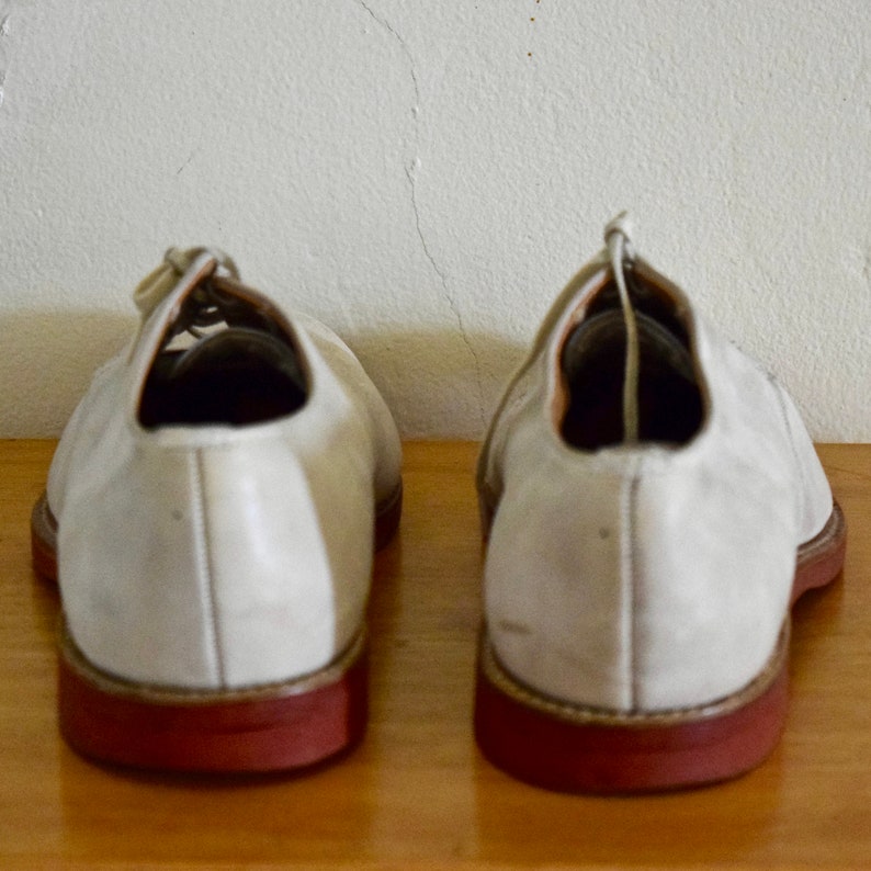 1950s White Bucks / Buckskin Shoes 10 / 10 1/2 Etsy