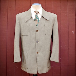 Giacca sportiva Hollywood senza laccetti, stile audace, fine anni &#39;40 / inizio anni &#39;50, taglia 42