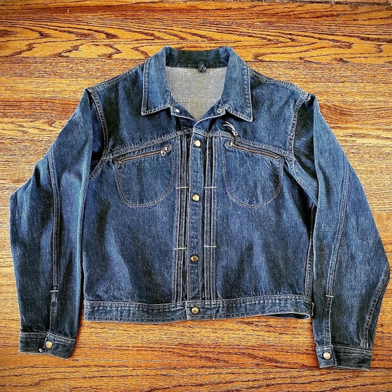 Wonderful 1960 Roebucks 13 3/4 Selvedge Denim Cowhand Jacket. - Etsy