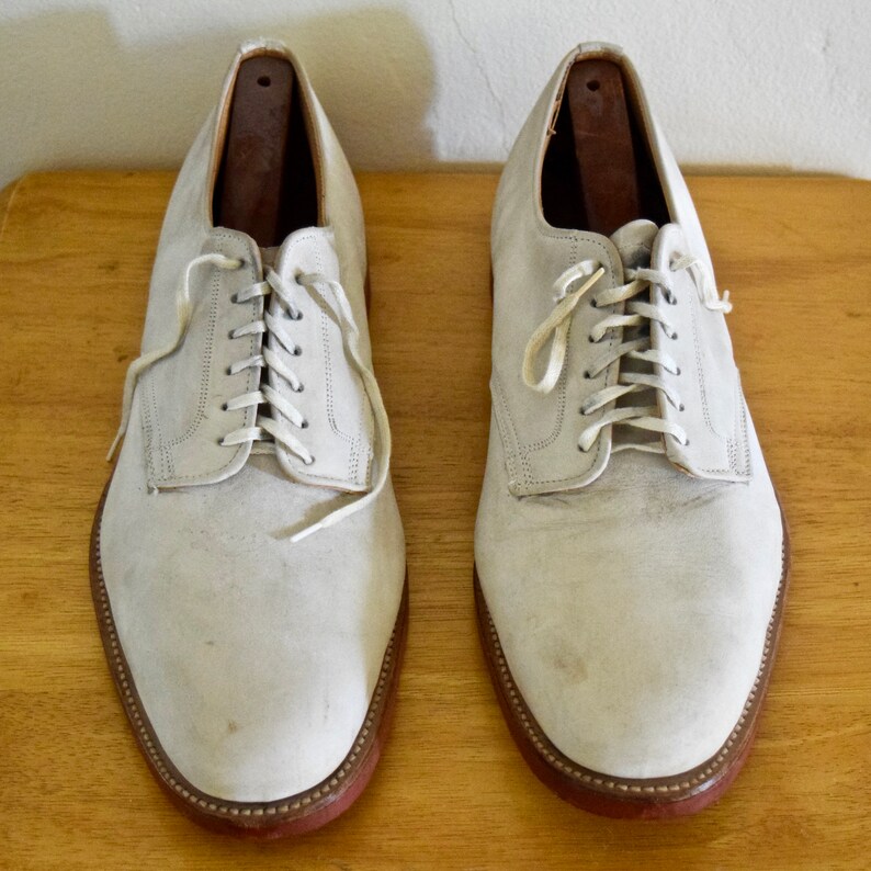 1950s White Bucks / Buckskin Shoes 10 / 10 1/2 | Etsy