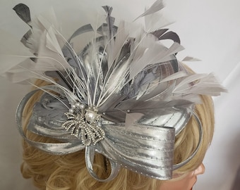 Srebrny fascynator