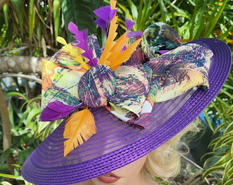 Multi color fascinator
