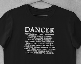 Talents of a Dancer Shirt, Dance Tees, Dancing Gifts