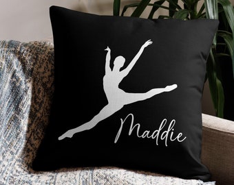 Personalized Dancer Pillow, Dancer Quotes, Dancer Gifts, Dance Teacher, Dance Studio, Recital Gifts