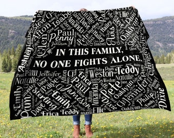 Show of Support Blanket, Encouragement Blanket, Inspiring Blanket, Comforting Gifts, Hopeful Gift For Friend, Emotional Support Blanket