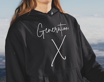 Generation X Hoodie, Gen X Hooded Sweatshirt, Generation X Gifts, Gen X