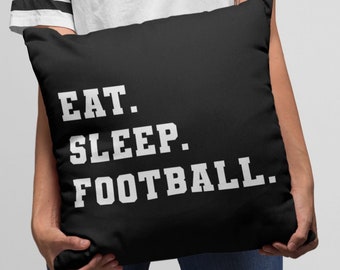 Football Pillow, Boys Room Football Decor, Football Pillow Cover, Football Team Pillow, Football Gifts