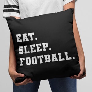 Football Pillow, Boys Room Football Decor, Football Pillow Cover, Football Team Pillow, Football Gifts