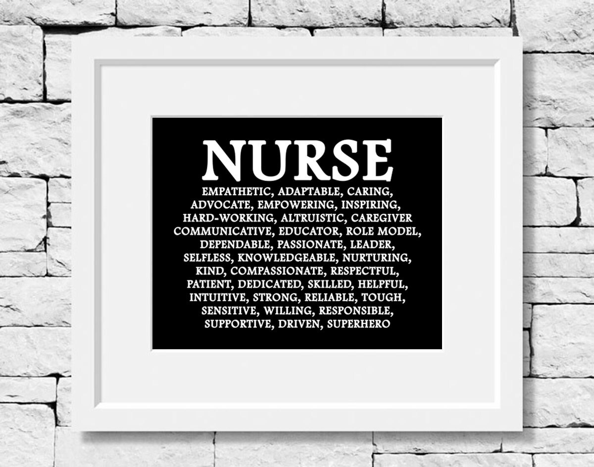 Nurse Quotes Nurse Print Nursing Quote Nursing Print | Etsy