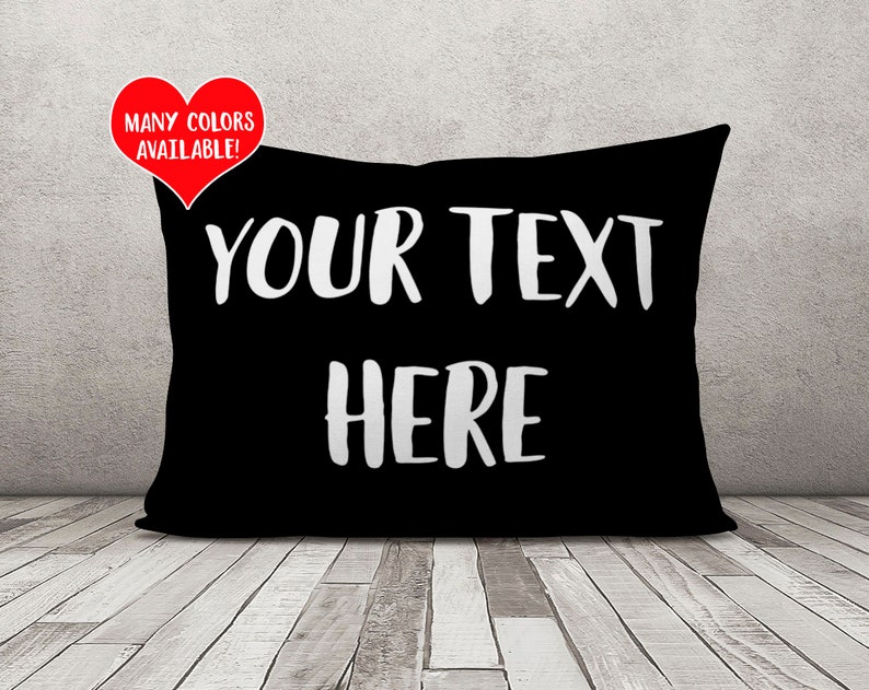 Design Your Own Pillow Custom Quote Pillow Personalized Etsy